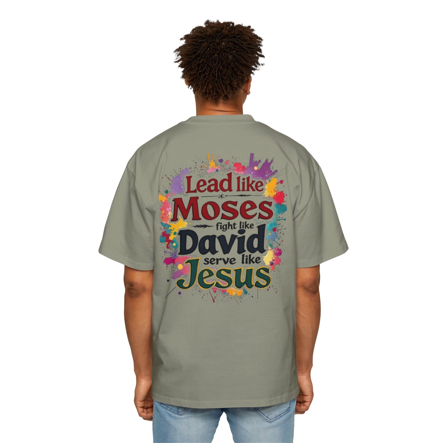 Tee Shirt Lead Fight Serve Men's Oversized