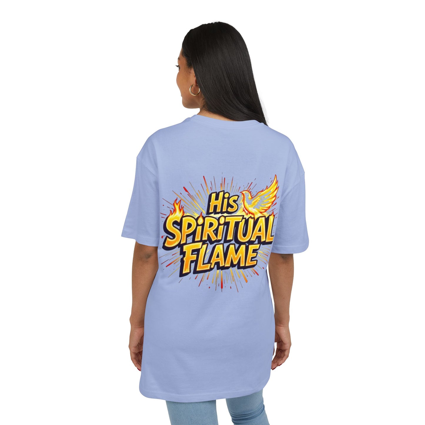 Oversize Tee - His Spiritual Fire Couple Collection