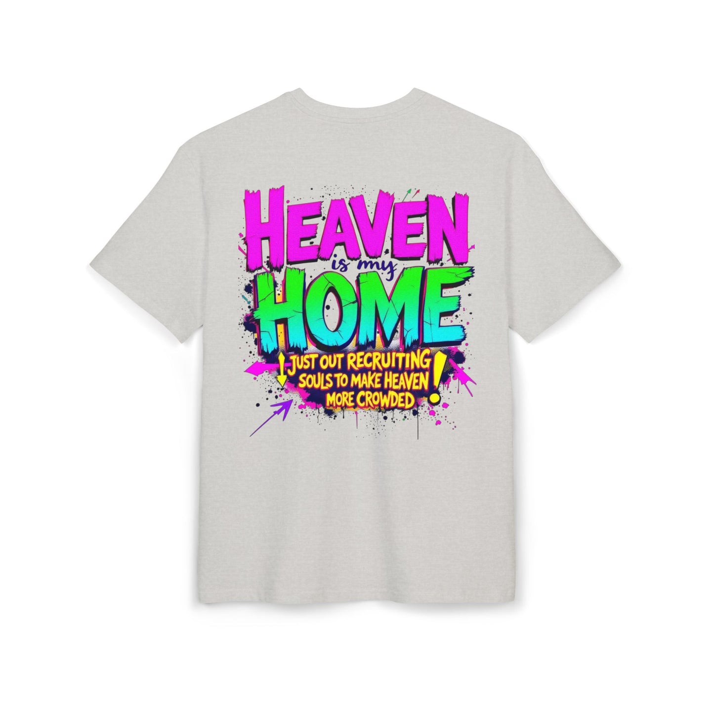 Oversize Tee Heaven is my Home Women's Shirt