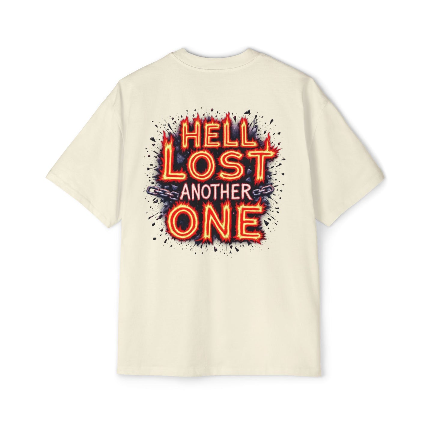 T-Shirt Hell Lost Another One Men's Heavy Oversized Tee