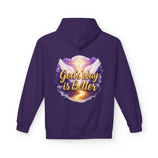 Hoodie - 'God's Way is Better' Inspirational Quote