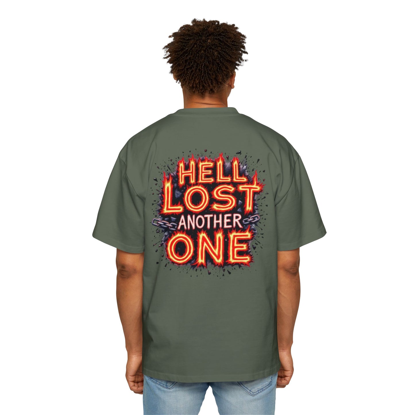 T-Shirt Hell Lost Another One Men's Heavy Oversized Tee
