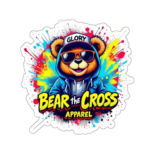 Bear the Cross Apparel Sticker