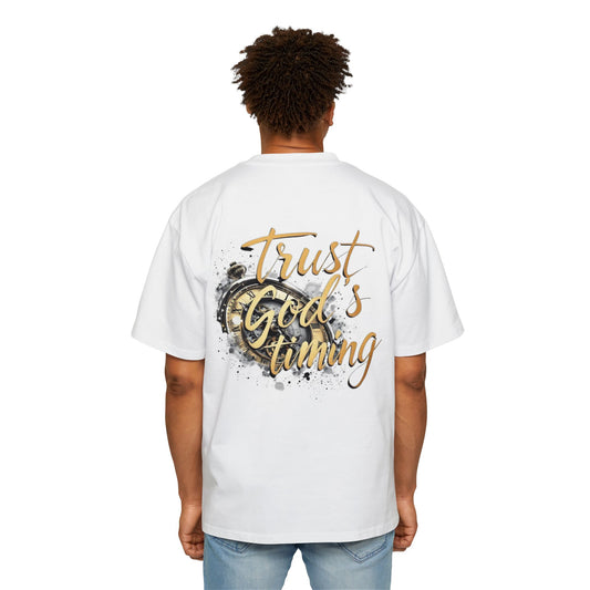Oversized Tee Trust God's Timing Shirt
