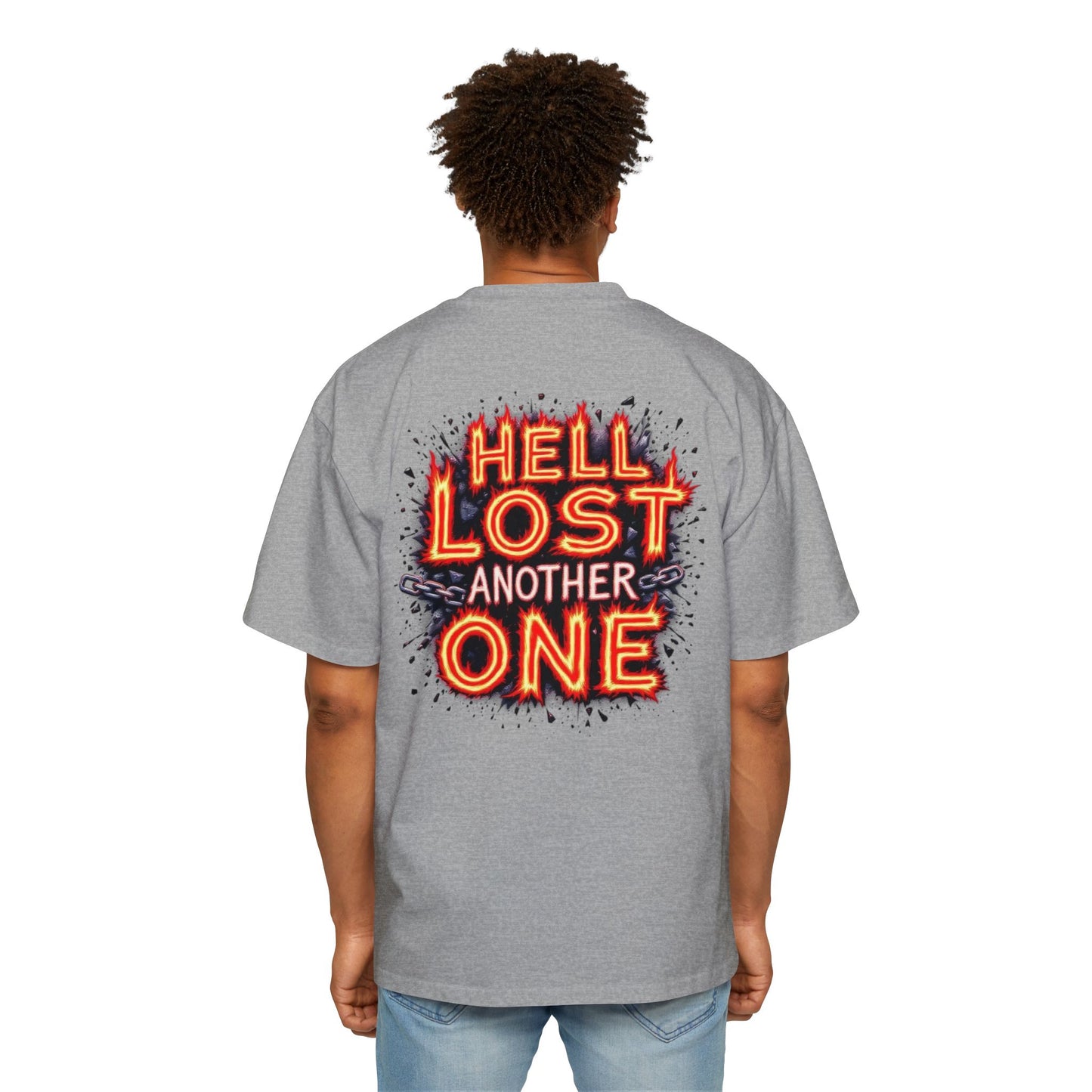 T-Shirt Hell Lost Another One Men's Heavy Oversized Tee