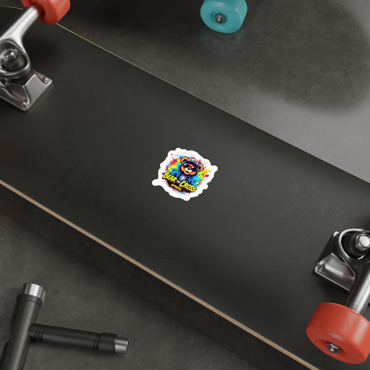 Bear the Cross Apparel Sticker