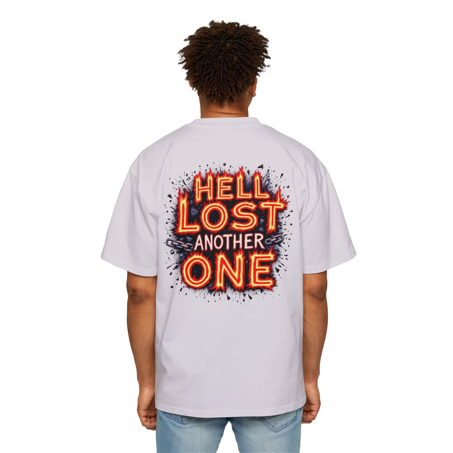 T-Shirt Hell Lost Another One Men's Heavy Oversized Tee