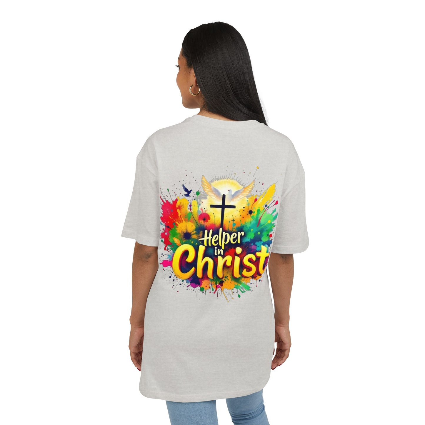Women Heavy Tee - Helper in Christ Design