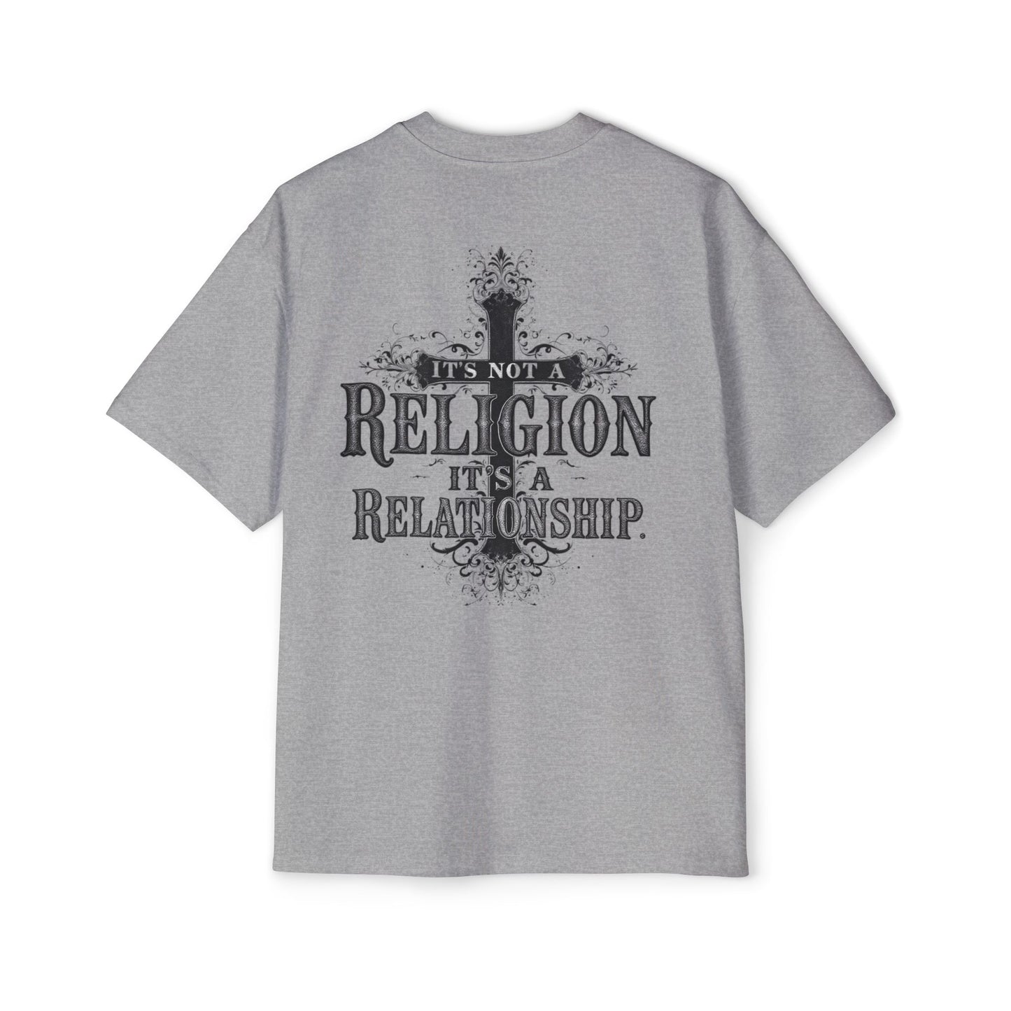 Oversized Tee - 'It's not a Religion it's a Relationship'