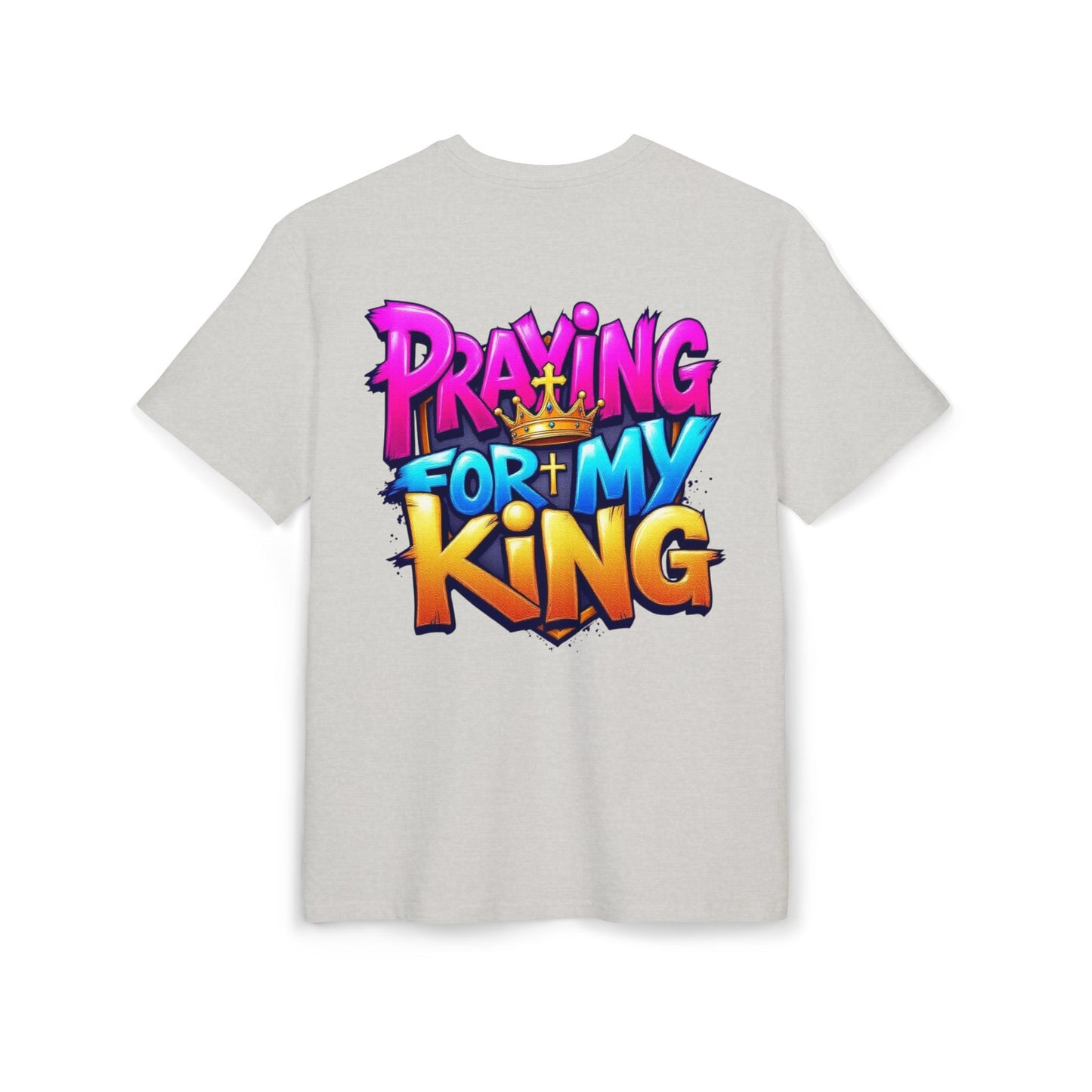 Couple Collection Praying for my King Women's Heavy Oversize Tee