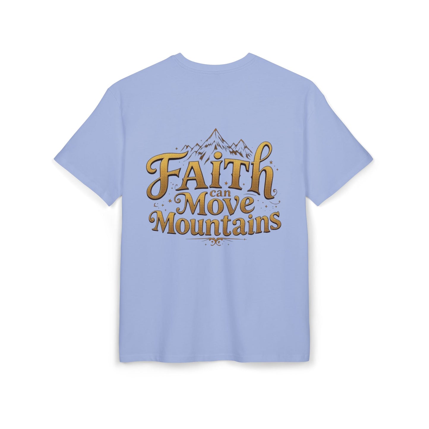 Women's Oversize Tee Faith Moves Mountains