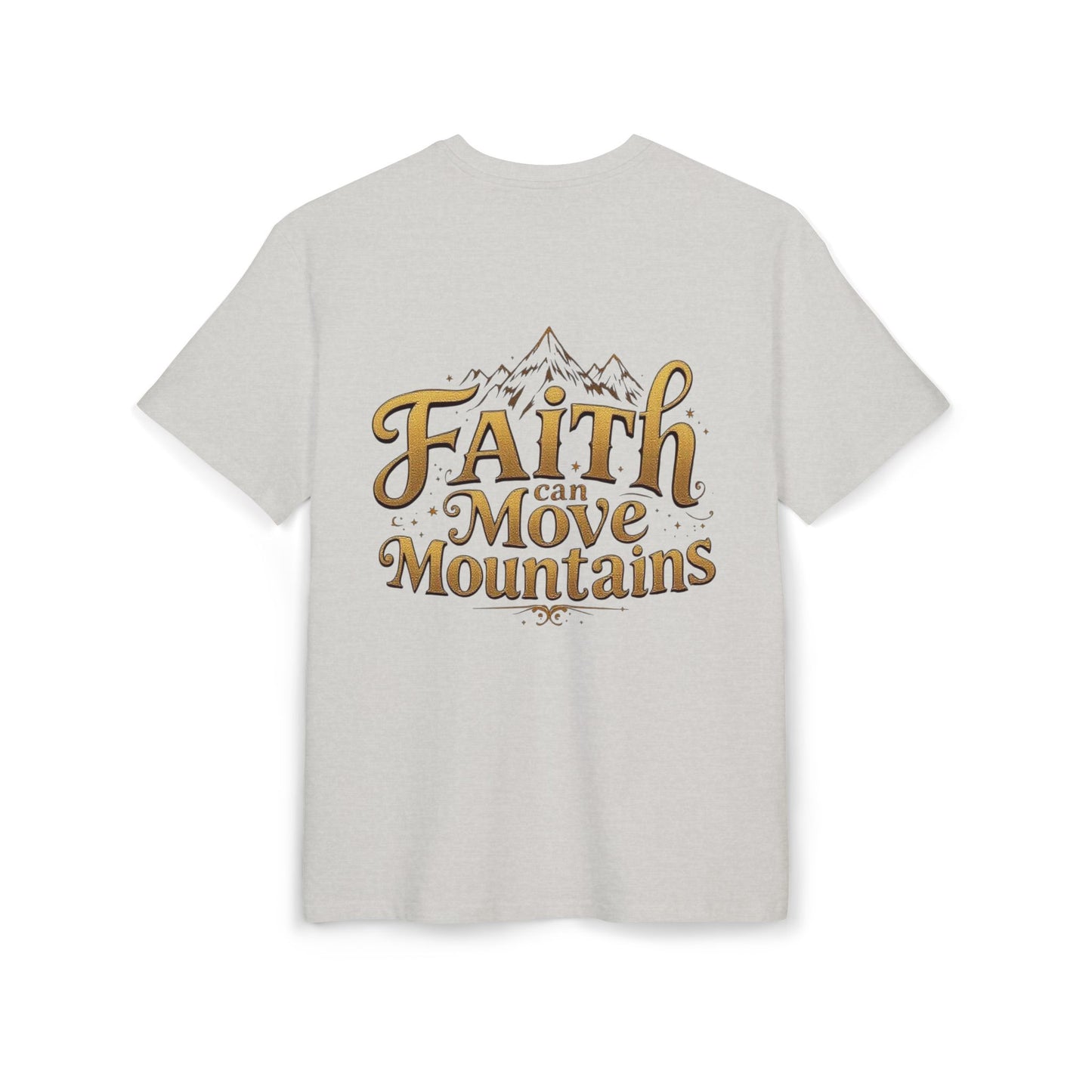 Women's Oversize Tee Faith Moves Mountains