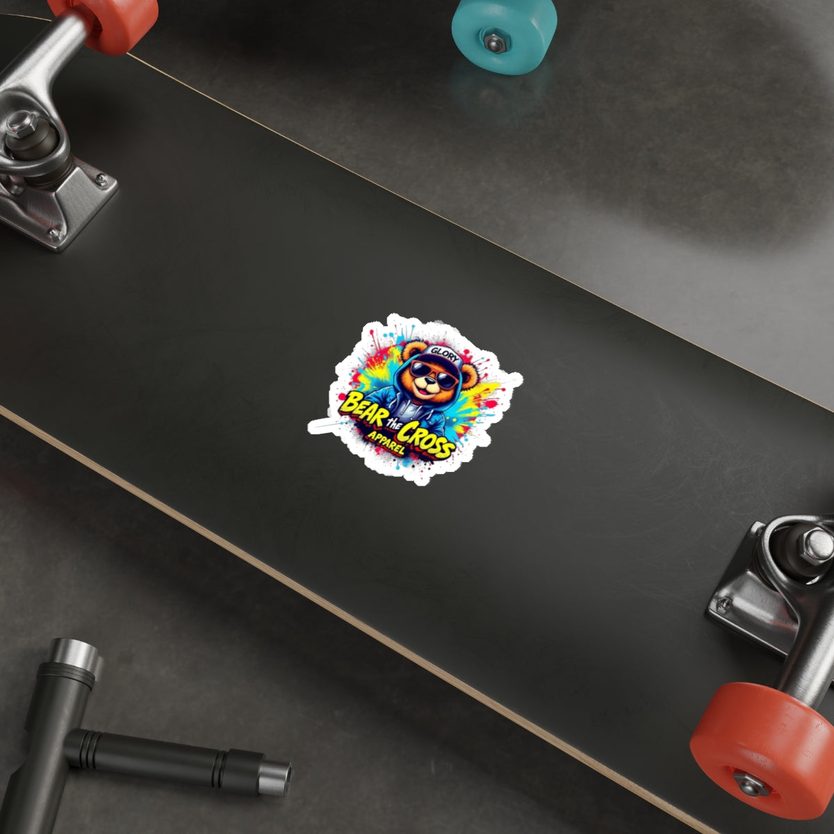 Bear the Cross Apparel Sticker