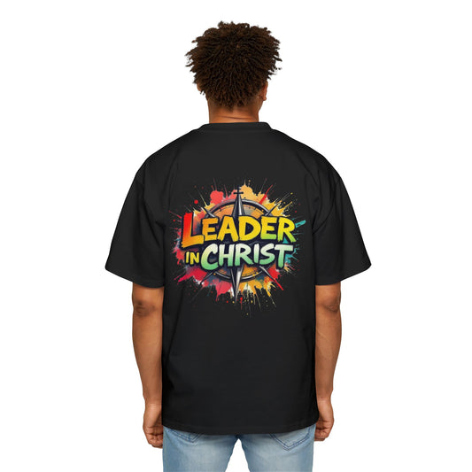 Oversized Tee - Leader in Christ Design