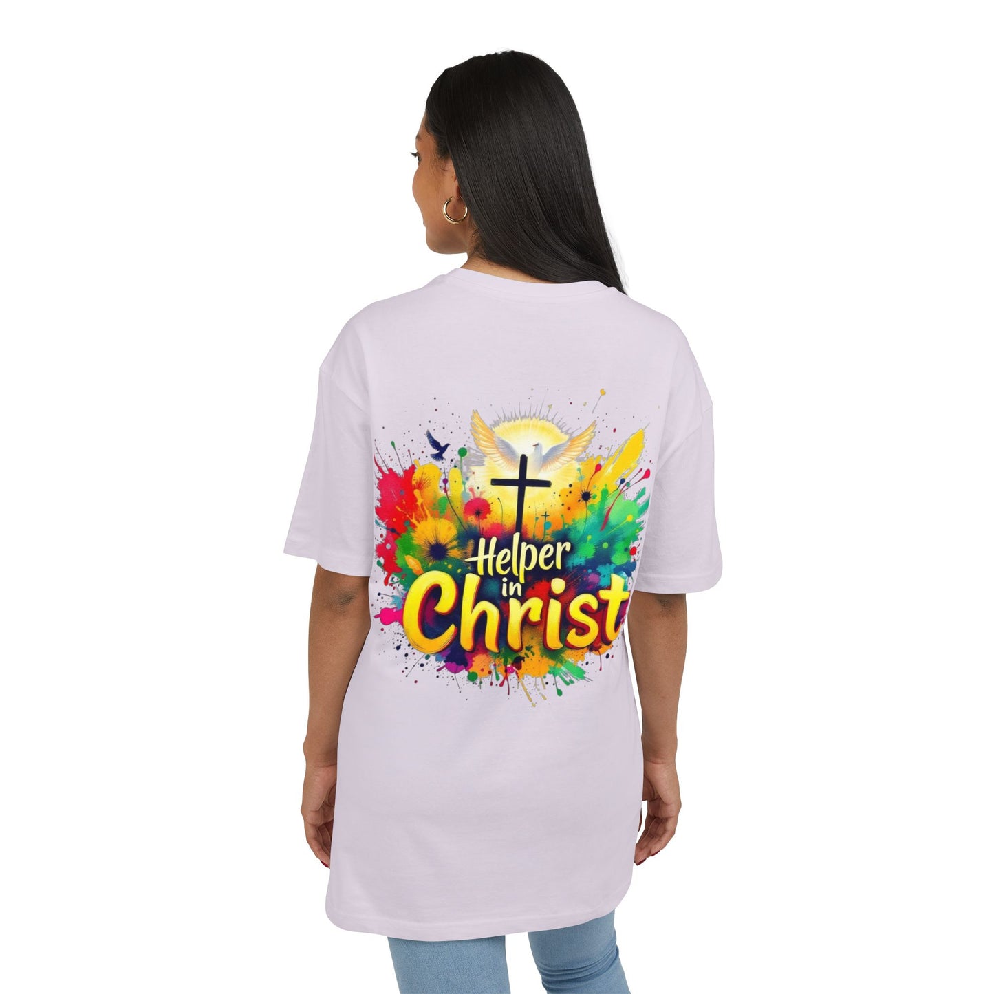 Women Heavy Tee - Helper in Christ Design