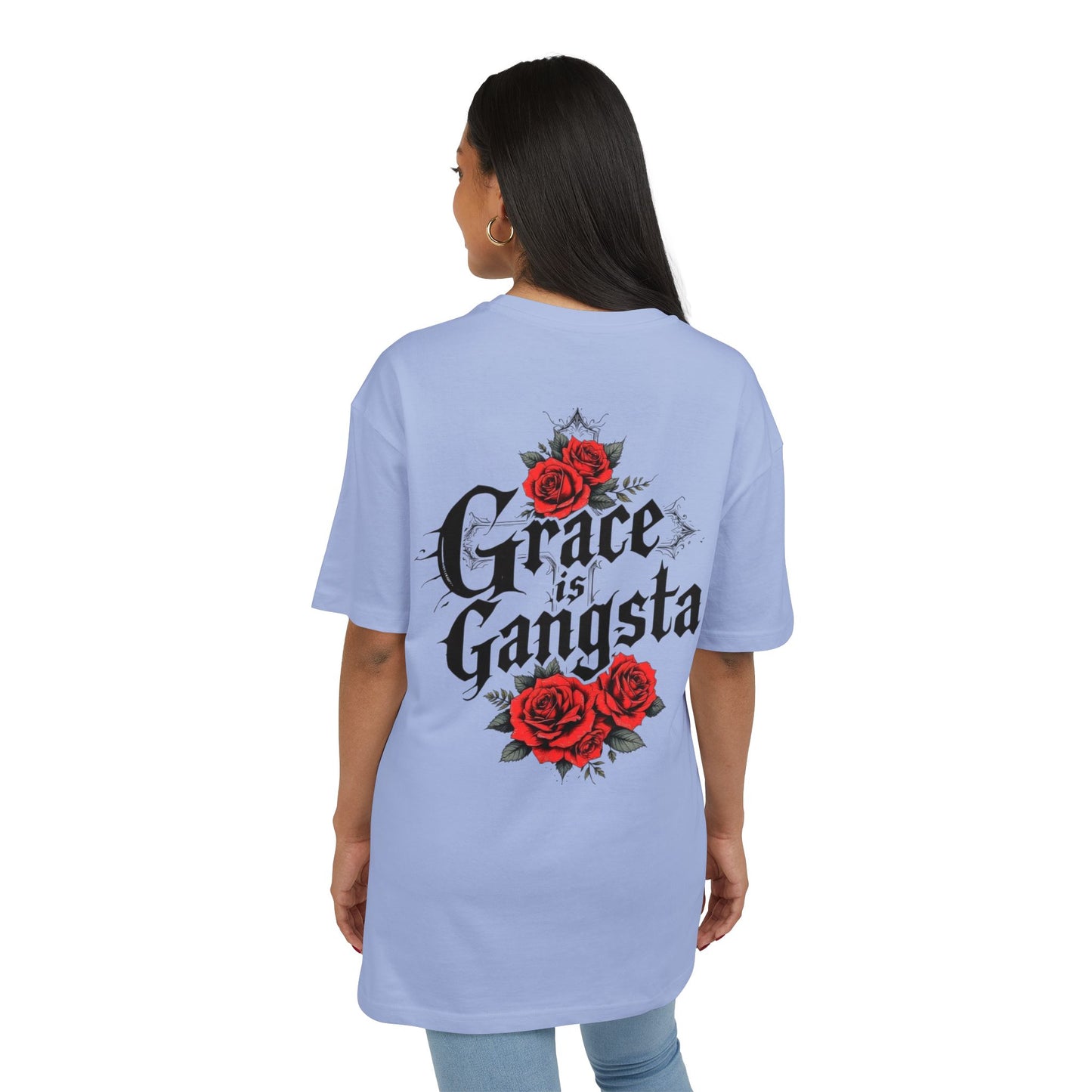 Oversize Tee - Grace is Gangsta Design