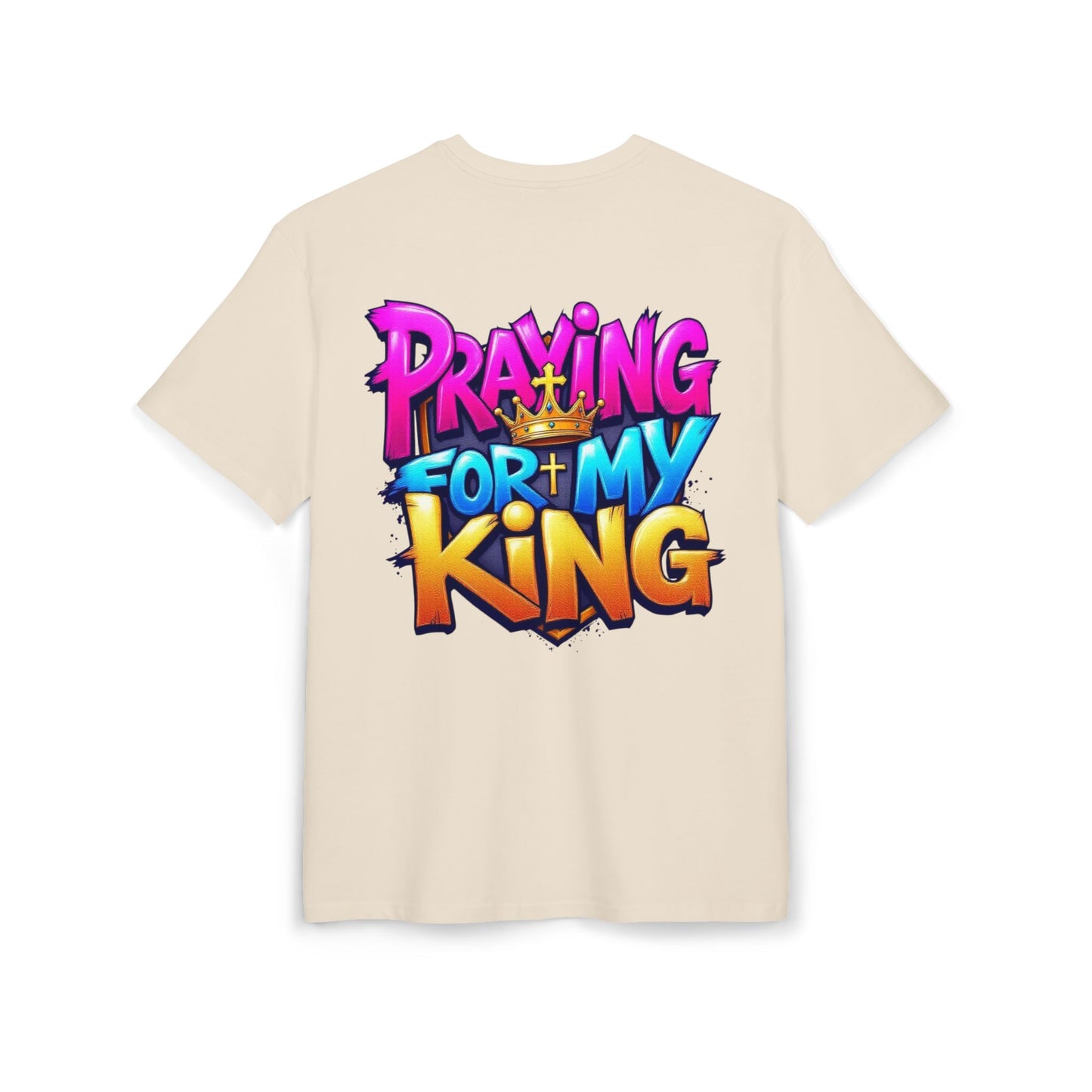 Couple Collection Praying for my King Women's Heavy Oversize Tee