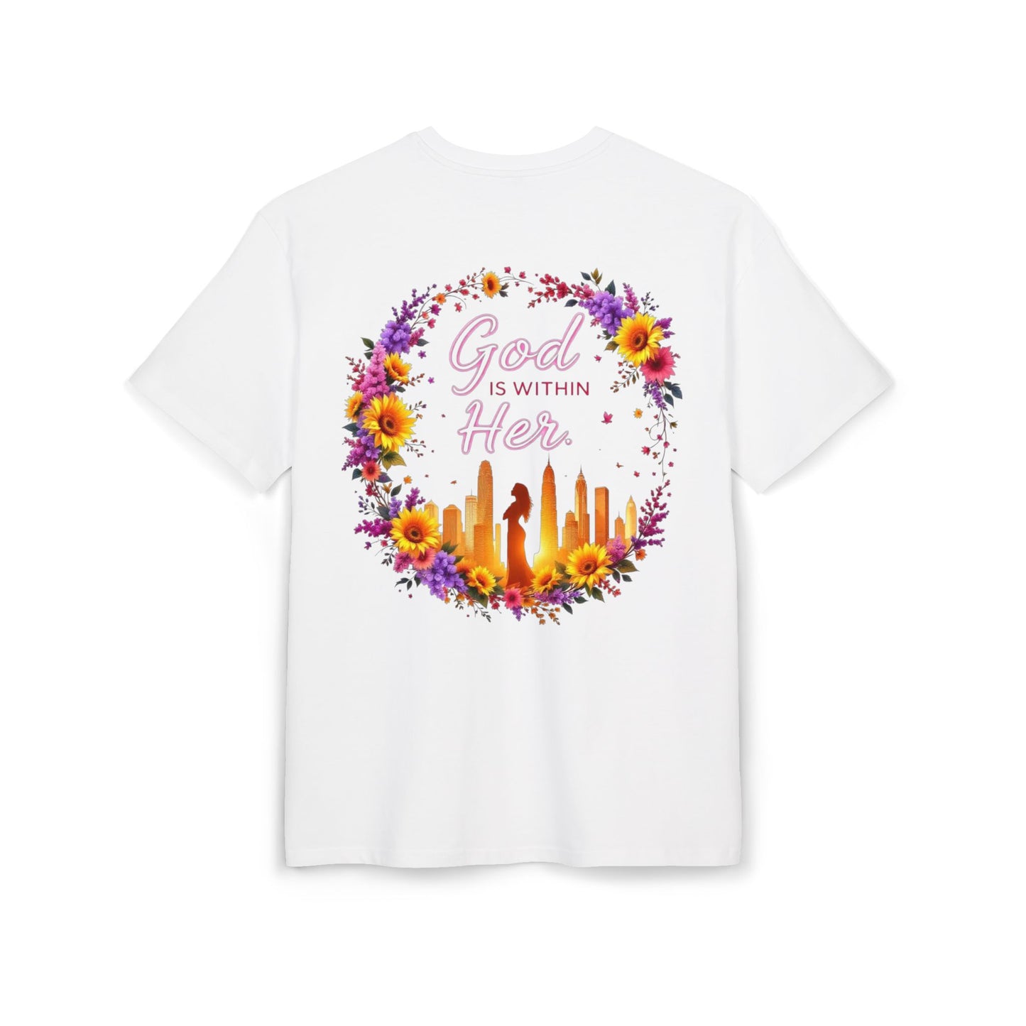 Oversize Tee God is within Her