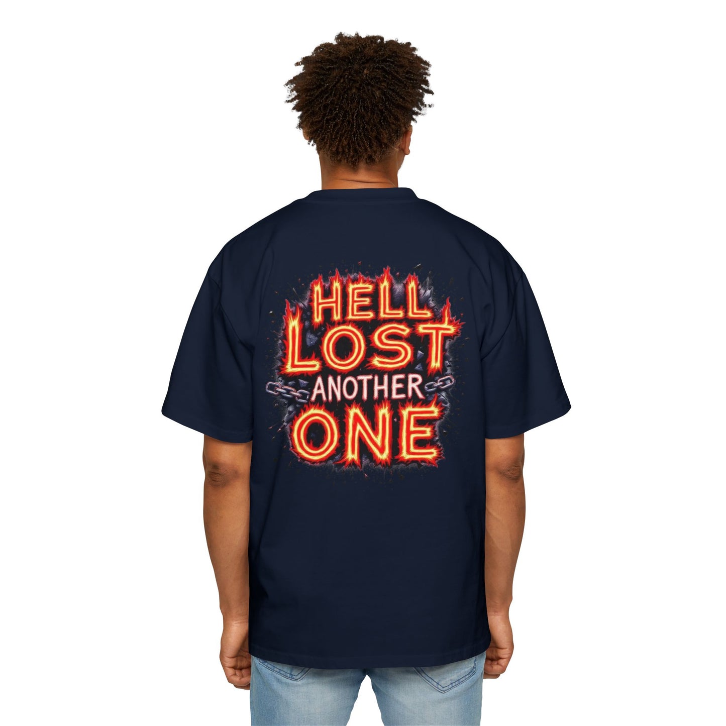 T-Shirt Hell Lost Another One Men's Heavy Oversized Tee