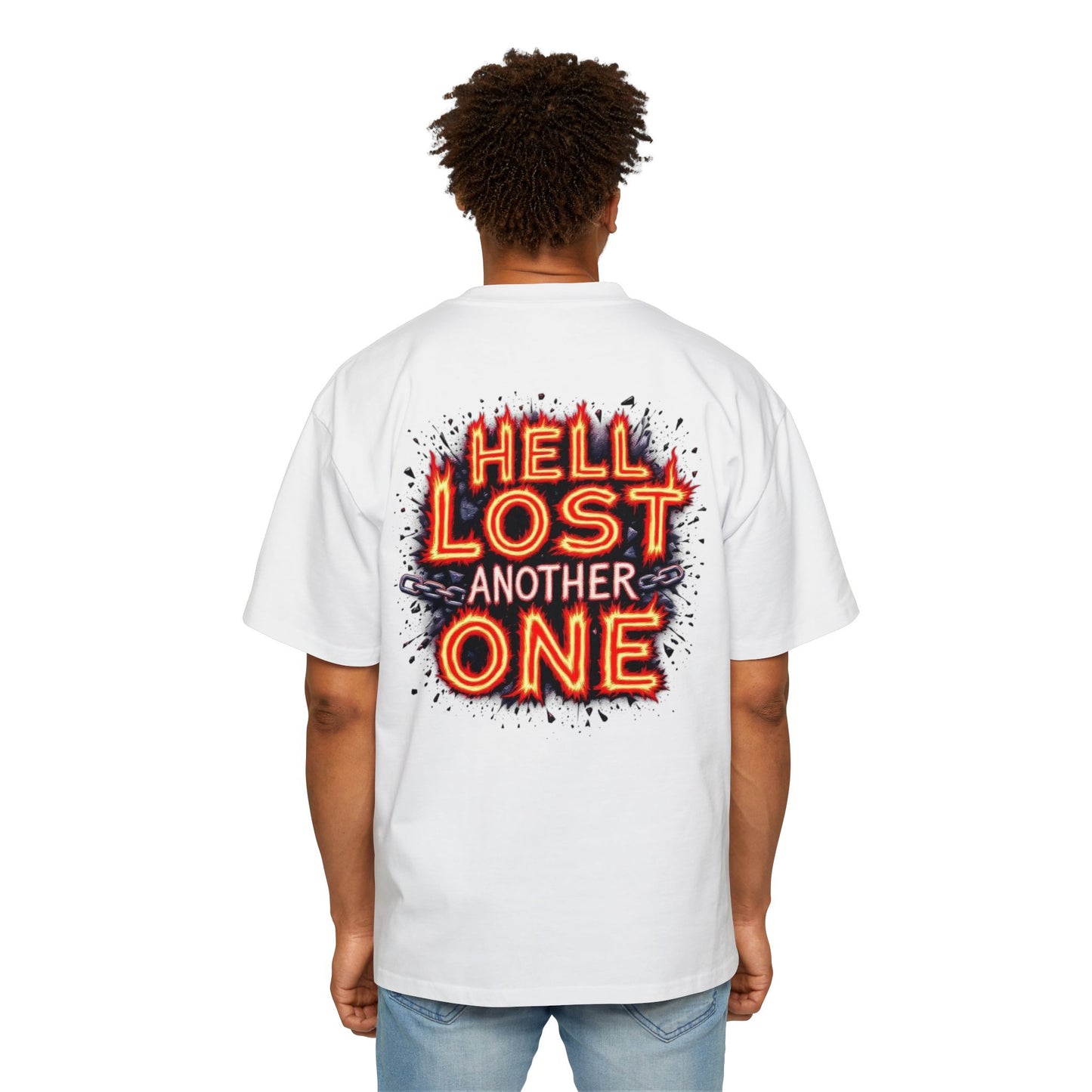 T-Shirt Hell Lost Another One Men's Heavy Oversized Tee