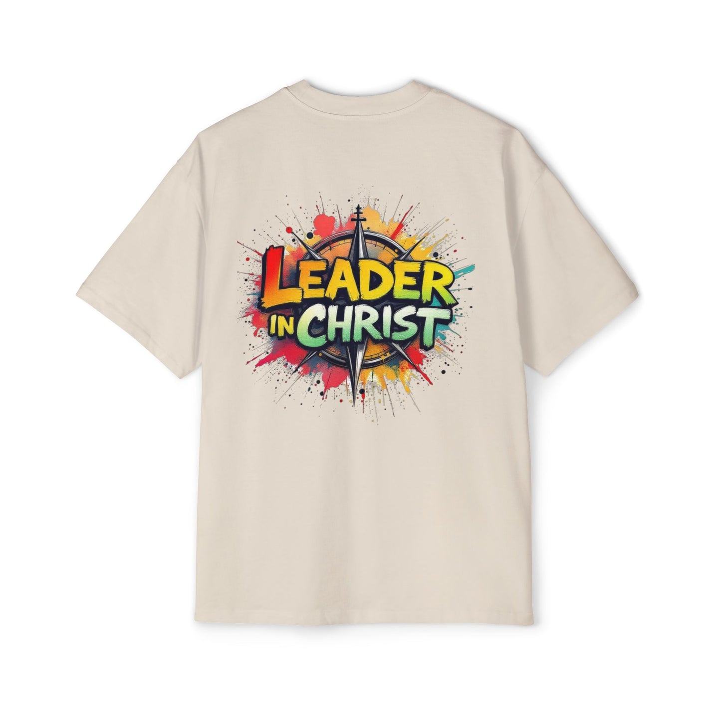 Oversized Tee - Leader in Christ Design