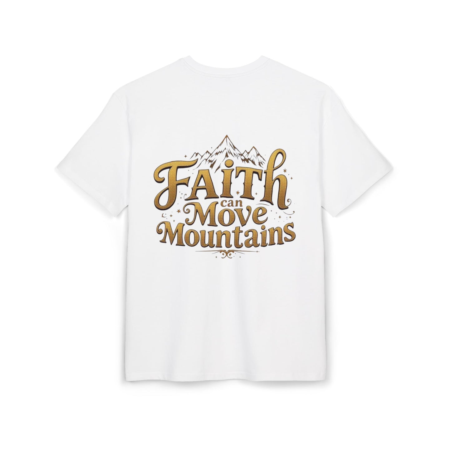 Women's Oversize Tee Faith Moves Mountains