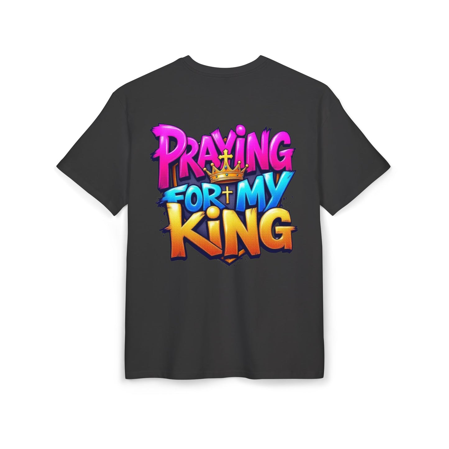 Couple Collection Praying for my King Women's Heavy Oversize Tee