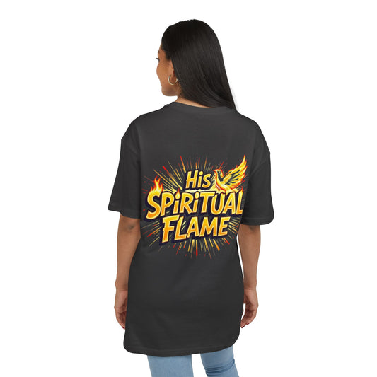 Oversize Tee - His Spiritual Fire Couple Collection