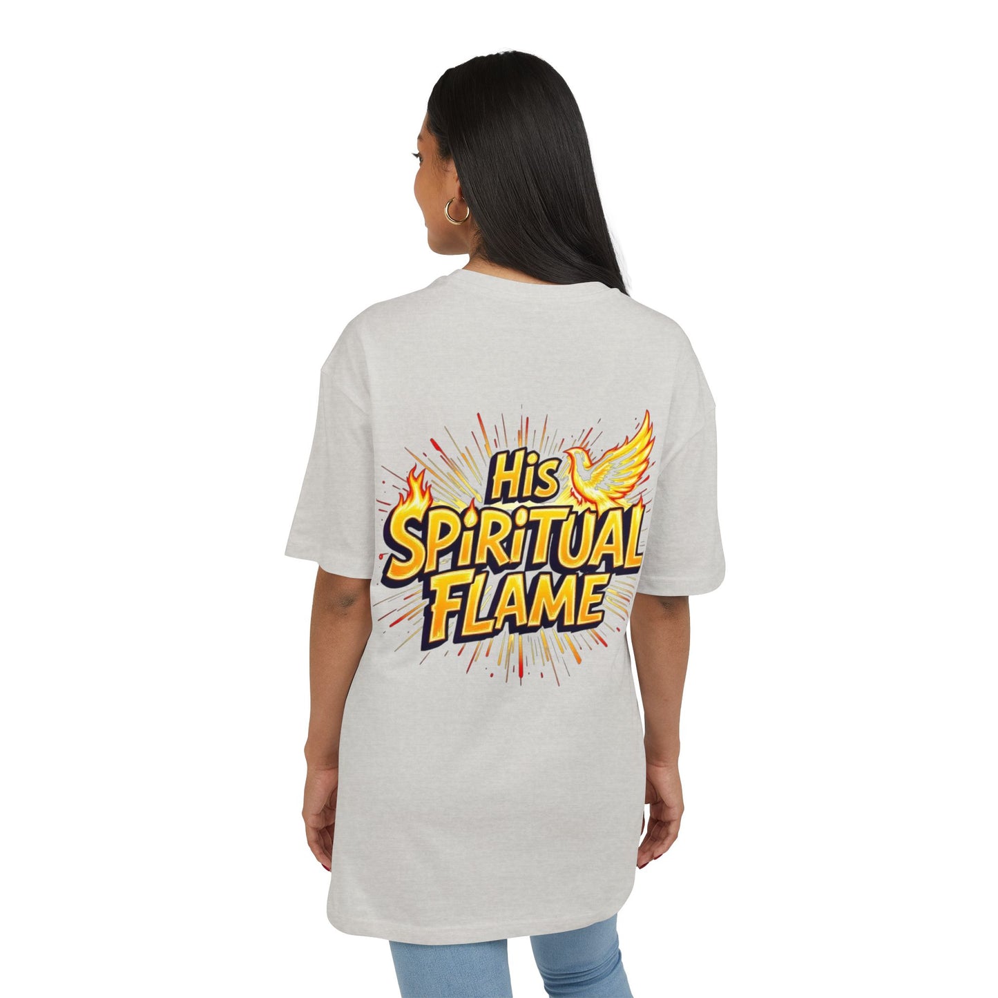 Oversize Tee - His Spiritual Fire Couple Collection