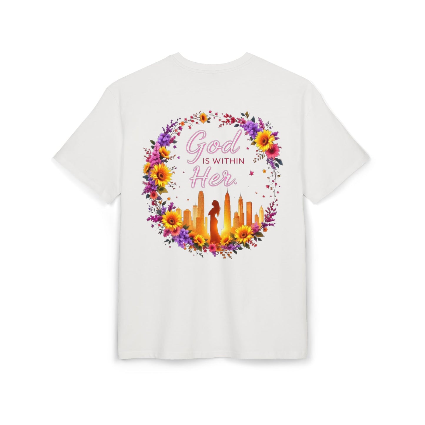Oversize Tee God is within Her