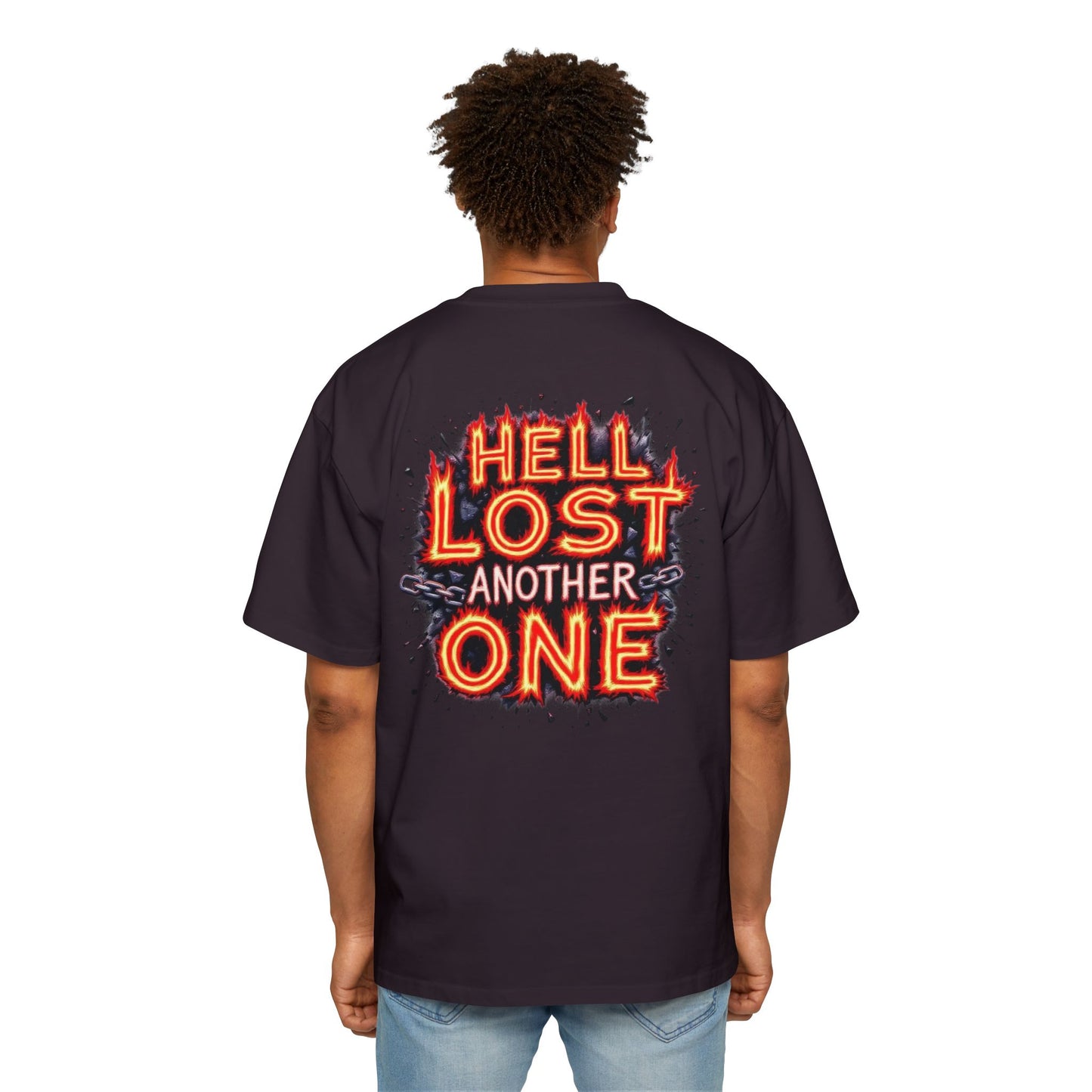 T-Shirt Hell Lost Another One Men's Heavy Oversized Tee