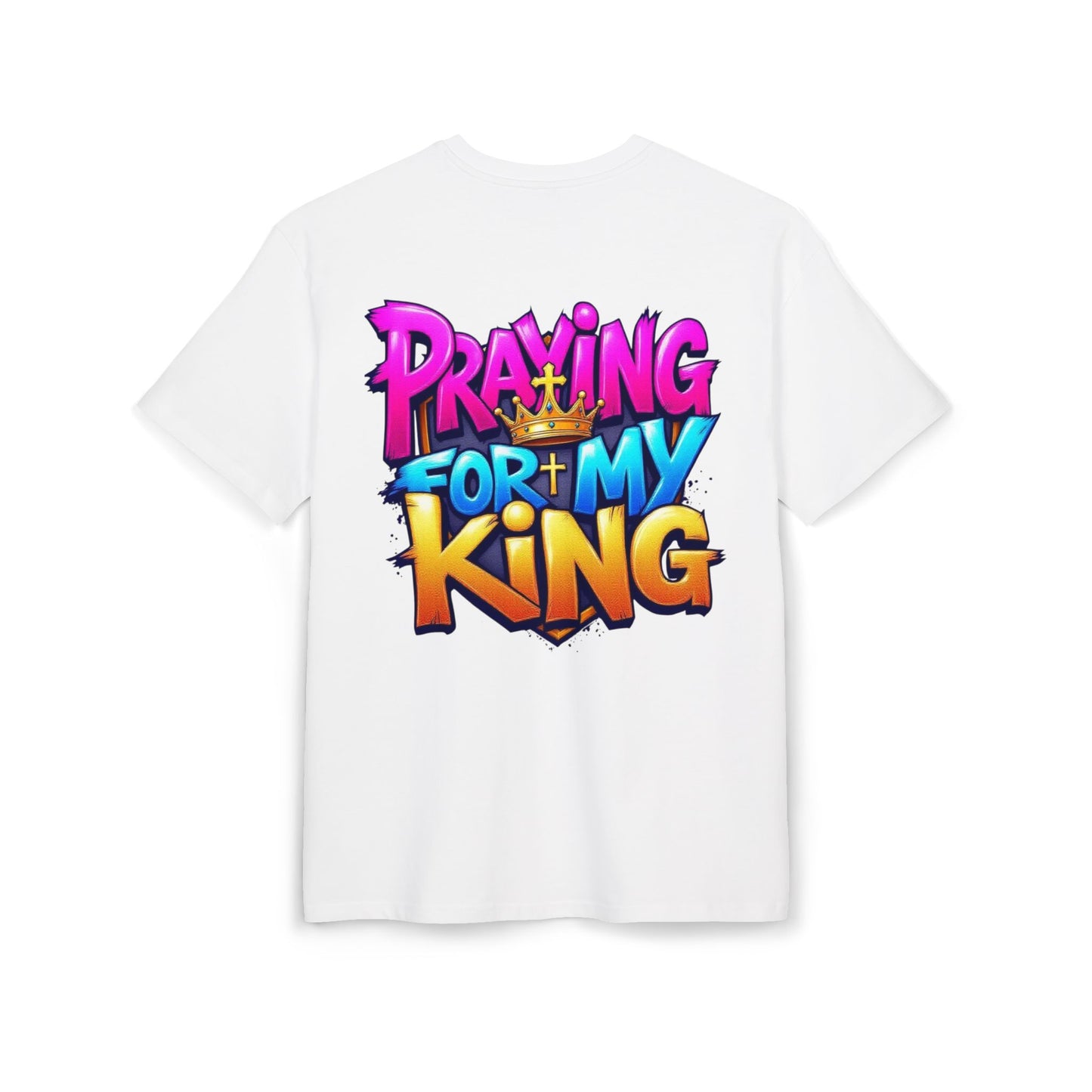 Couple Collection Praying for my King Women's Heavy Oversize Tee