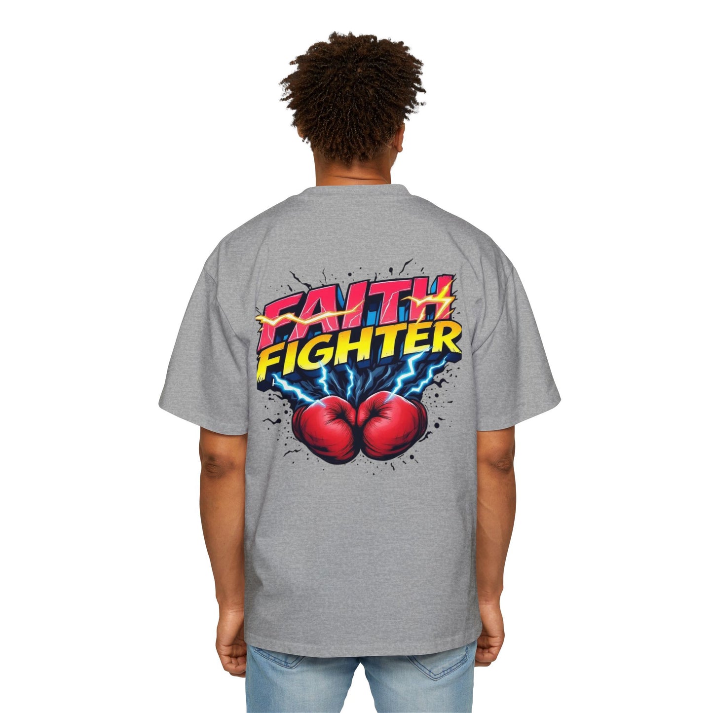 Oversized Tee Faith Fighter Men's Shirt