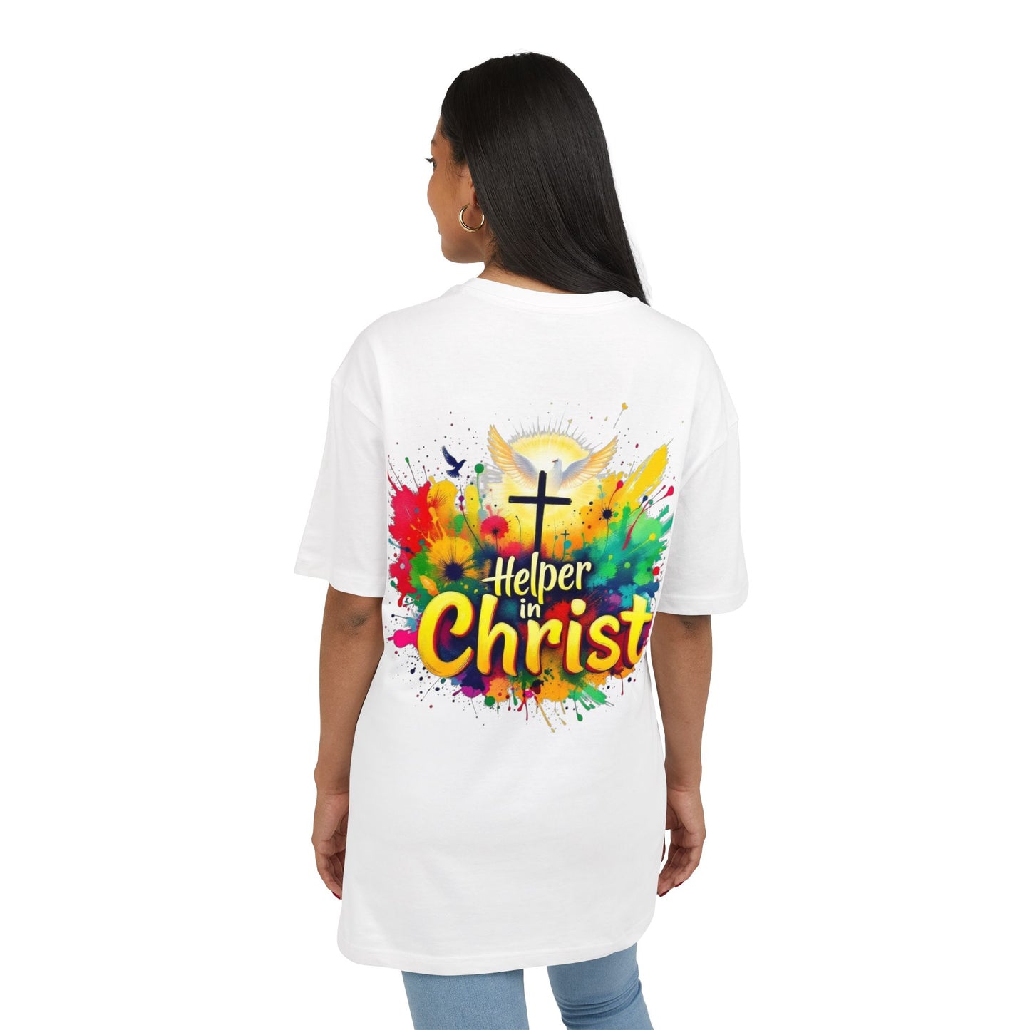 Women Heavy Tee - Helper in Christ Design